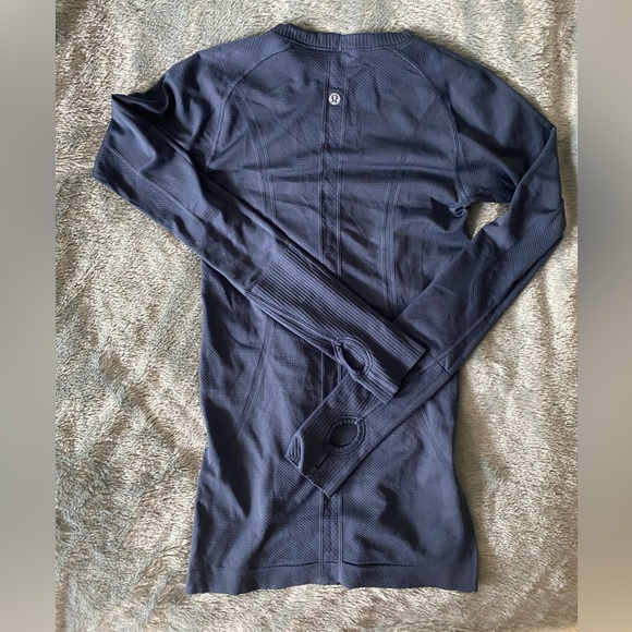 Swiftly Tech Long-Sleeve Shirt 2.0 Iron Blue - Picture 13 of 13